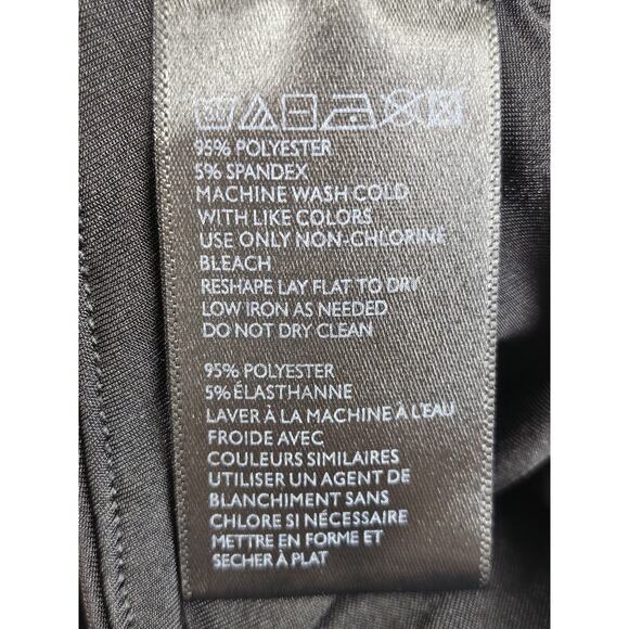 SILENCE + NOISE WOMEN'S BLACK ASYMMETRICAL ONE-SHOULDER TOP, SIZE SMALL - Picture 6 of 7